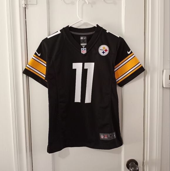 Pittsburgh Steelers On Field Jersey Wheaton 11 Boys Size Medium 10/12 - Picture 1 of 16